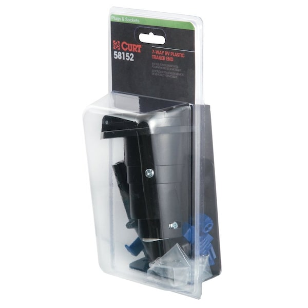 Wiring Socket, 7-way, Trailer end and Vehicle End 3.95" x8.8" x3.05"